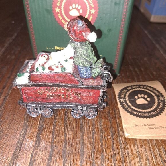 Vintage 2002 Boyds Bears Friends Elbert Shovelmint Sugar Power 2488 Figurine - Picture 10 of 10